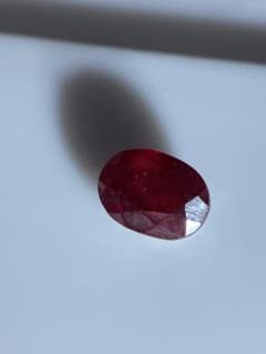 中国産　辰砂　シナバー　賢者の石　0.8ct ファセットカットのサムネイル