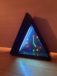80s ヴィンテージネオンクロック ポストモダン ミッドセンチュリー