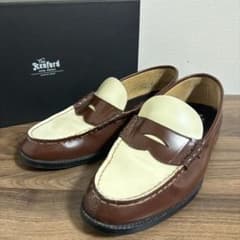Kenford ブラウン アイボリー ローファーのサムネイル