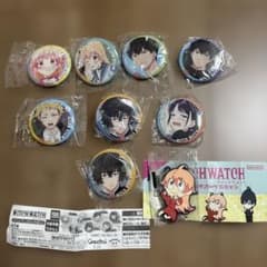 ウィッチウォッチ 缶バッジ ガチャ 7種セット　ラバーマスコット