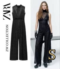 新品 ZARA 定価15,990円 レース ジャンプスーツ S ラスト1点♪ - メルカリ