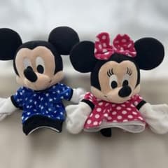 DWE Mickey & Minnie Hand Puppet Plush Toy Set (2 pieces)