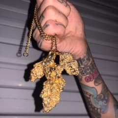 WEED PENDANT TOP/18KPD【大】のサムネイル