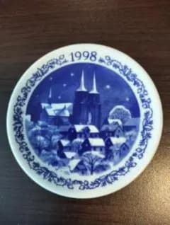 コペンハーゲン1998年 陶器の皿 メルカリ - 1998年皿 ロイヤルコペンハーゲン 冬の風景 食器
