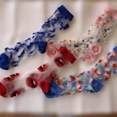 シースルーソックス 4足セット かわいい靴下のサムネイル
