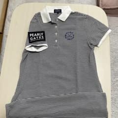 PEARL GATES ストライプ ポロワンピース PEARLY GATES ストライプポロワンピース - メルカリ