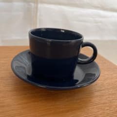 ARABIA/iittala Teema カップ＆ソーサー 廃盤色 ダークブルーのサムネイル