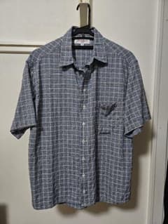 yardsale blue ブルーチェックシャツのサムネイル