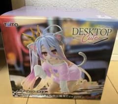 노게임·노라이프 Desktop Cute 피겨 화이트~고양이 귀 T셔츠~