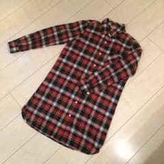 ジャーナルスタンダード☆simplicite☆チェック柄シャツワンピのサムネイル