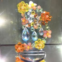 サンキャッチャー　オクタゴンフラワー（イエロー&オレンジ系）のサムネイル