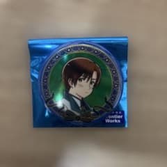 ヘタリア AMO CAFE アモカフェ オーロラ 缶バッジ 等身 ロマーノ 南伊