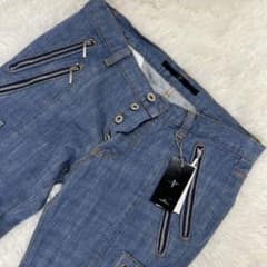 NO ID ノーアイディー デニムパンツ ジップデザイン スリム 新品未使用 