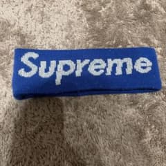 Supreme ヘアバンド 青　ニューエラコラボのサムネイル