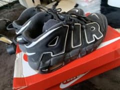 NIKE MORE UPTEMPO モアテン　エアモアアップテンポ　黒のサムネイル