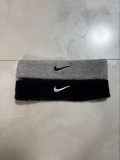 Nike ヘッドバンド グレー ブラック グレー 2色セットのサムネイル