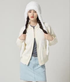 フラワー ジップアップニットジャケット TINA：JOJUN - メルカリ