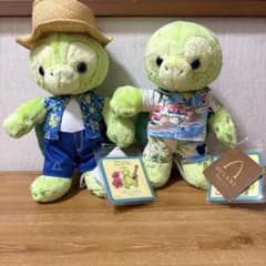ディズニーハワイ　アウラニ限定　オルメル ぬいぐるみ アロハ シャツ　2体セット ディズニーハワイ アウラニ限定 オルメル ぬいぐるみ アロハ シャツ 2