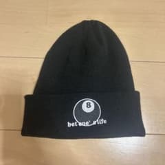 bet one's life 8ボール ニット帽 ビーニー ブラックのサムネイル