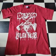 LOLITA NO.18 Destroin Tシャツ エンジのサムネイル