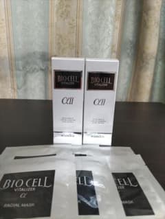 ☆ このセットは即購入OK│Biocell バイタライザー (38ml)　２個 ワミレス ビオセル バイタライザーαⅡ 38ml 2個 + マスク 6枚付