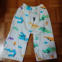 恐竜とクマ柄 おねしょパンツ 2枚セットのサムネイル