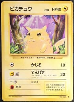 와*모양 피카츄 ● 제1탄 확장팩 Pikachu 구리