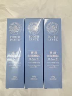 3本セット100gx3山田養蜂場薬用歯みがき粉　未開封のサムネイル