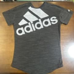 adidas レディース 半袖Tシャツ グレーのサムネイル