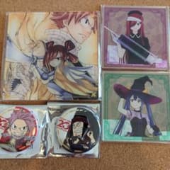 フェアリーテイル アクリルスタンド アクリルコースター 缶バッジ