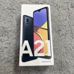 Galaxy A21 ブラック 64 GB UQ mobile  新品未使用のサムネイル