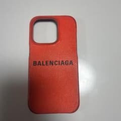BALENCIAGA オレンジ レザーケースのサムネイル