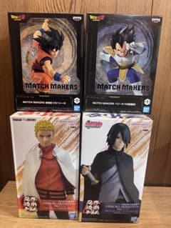 ドラゴンボール NARUTO フィギュア 4体セット - メルカリ