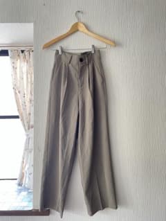 セレクトモカ　ベージュ ワイドパンツ XSのサムネイル