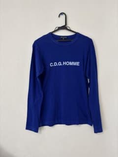 C.D.G. HOMME 長袖カットソー XS 青 - メルカリ