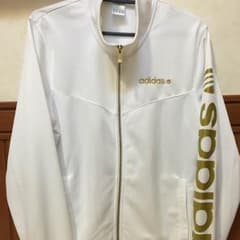 アディダス ジャージ上下 Mサイズ 白/金 値下げのサムネイル
