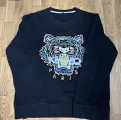 【美品・大人気タイガー】KENZO ケンゾー スウェット トレーナー 黒 L - 5