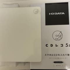 CDレコ　I-O DATA CD-5WDW ホワイト CDレコーダーのサムネイル