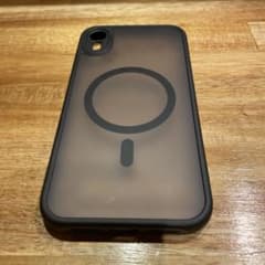 【美品】iPhone XR用 MagSafe対応ケース 黒 半透明のサムネイル