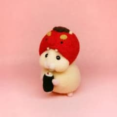羊毛フェルト♡ハムスター♡節分のサムネイル