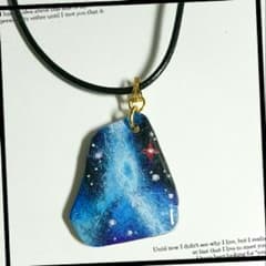 宇宙柄 ペンダント ネックレスのサムネイル