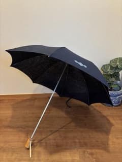 【美品】近沢レース 折畳み日傘 麻素材 ネイビー 美品】近沢レース 折畳み日傘 麻素材 ネイビー - メルカリ