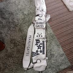 PEARLY GATES キャディバッグ PG1989 ホワイト - メルカリ