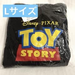 トイ・ストーリー TOY STORY ブラックL フーディー　フード付きパーカー
