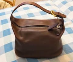 COACH オールドコーチ レザー ショルダーバッグ ブラウン　ハンドバッグのサムネイル