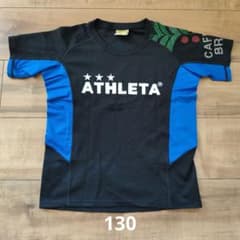 ATHLETA メッシュ Tシャツ 130サイズ ブラック/ブルーのサムネイル