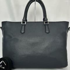 美品】バーニーズ ニューヨーク 2way トートバッグ レザー シボ革