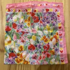 レディース　ハンカチ　花柄　中古品のサムネイル
