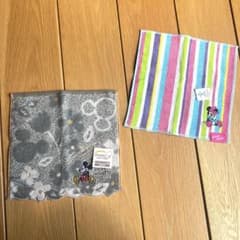핸드 타월 미키 & 미니 2장 세트