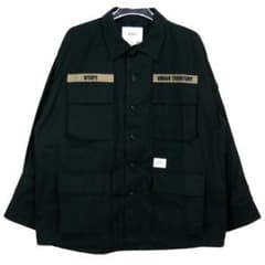 【ブラック/M】WTAPS 21SS JUNGLE02/ LS/COTTON.のサムネイル